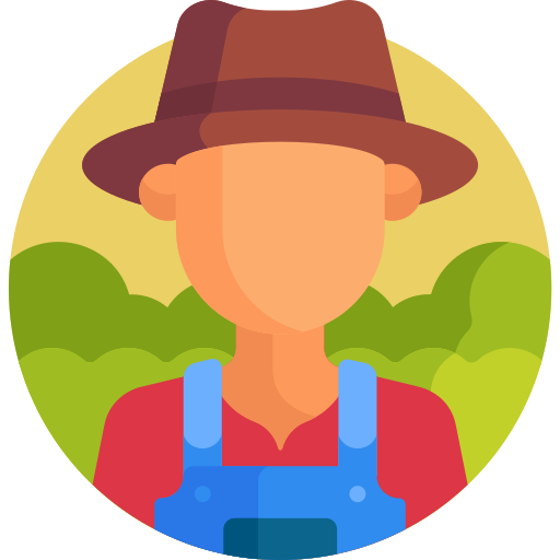 geillustreede boerderij afbeelding